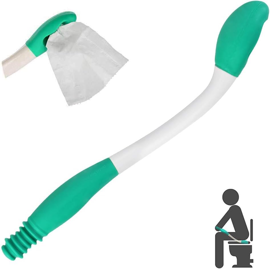 Wc-Hilfsmittel,Toilettenhilfen zum Abwischen des Gesäßes Hilfsmittel Easy Wipe Afterreiniger Mobile Toilettenhilfsmittel Easywipe Abwischhilfe Aidapt nach Stuhlgang für Toilettenhygiene Behinderte