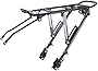 Generies Biking Universal Adjustable Bike High Capacity Cargo Rack Cycling Equipment Stand Footstock Bicycle Luggage Carrier Racks
