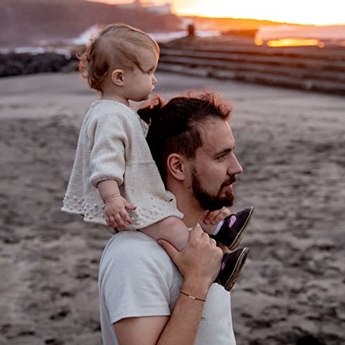 Dad Daughter Morse Code Bracelets Gifts, Adjustable Sterling Silver Beads Morse Code Bracelets Family Distance Matching Secret Message Bracelet Fathers Day Jewelry Birthday Gifts For Dad From Daughter #TOP2