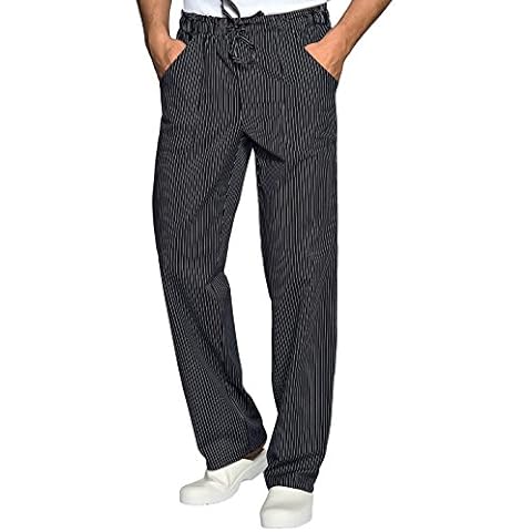 Isacco Pantalón Negro con Elástico Viena Cover