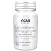 NOW Foods Solutions, Glutathione Skin Brightener with Ceramosides, Moisturizing and Illuminating, 30 Veg Capsules