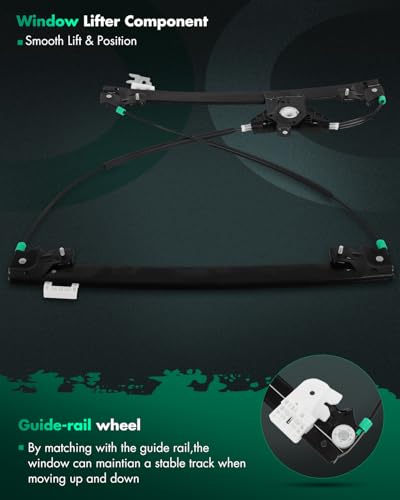 Image of SCITOO Power Window Regulator with and o Motor fit for 2013 2014 2015 2016 2017 2018 2019 2020 2021 for Nissan Pathfinder Front Right Side 752-980