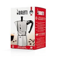 Bialetti Moka Express Kaffeebereiter, Aluminium, für 9 Tassen, 420 ml, silberfarben – Ansicht 5