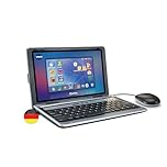 VTech Genio learning laptop XL - learning computer with large 7" LCD screen with Internet access, text program and lots of learning content - for children aged 5-12 years, gray