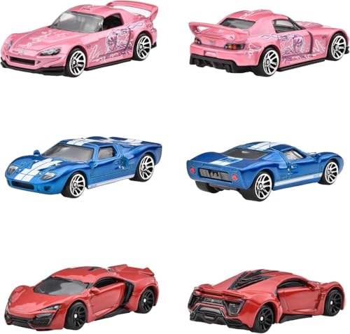 Hot Wheels 10 Pack Vehículos Fast and Furious 1:64 miniatura 5