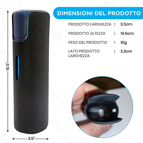Zarcshield Coque Lil Solid 2.0 Coque Lil iqos Solid 2.0 en silicone TPU, imperméable et anti--Cadute et anti-vibration et portable, protection efficace des cigarettes électroniques, noir - Image 4