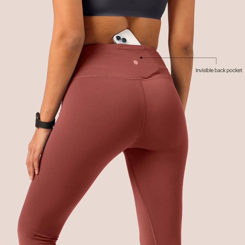 Image of BlissClub The Ultimate Leggings Lite, Ankle Length Tights for Women for Gym, Yoga and Workout with High Waist, Tall (for Women Above 5'5)