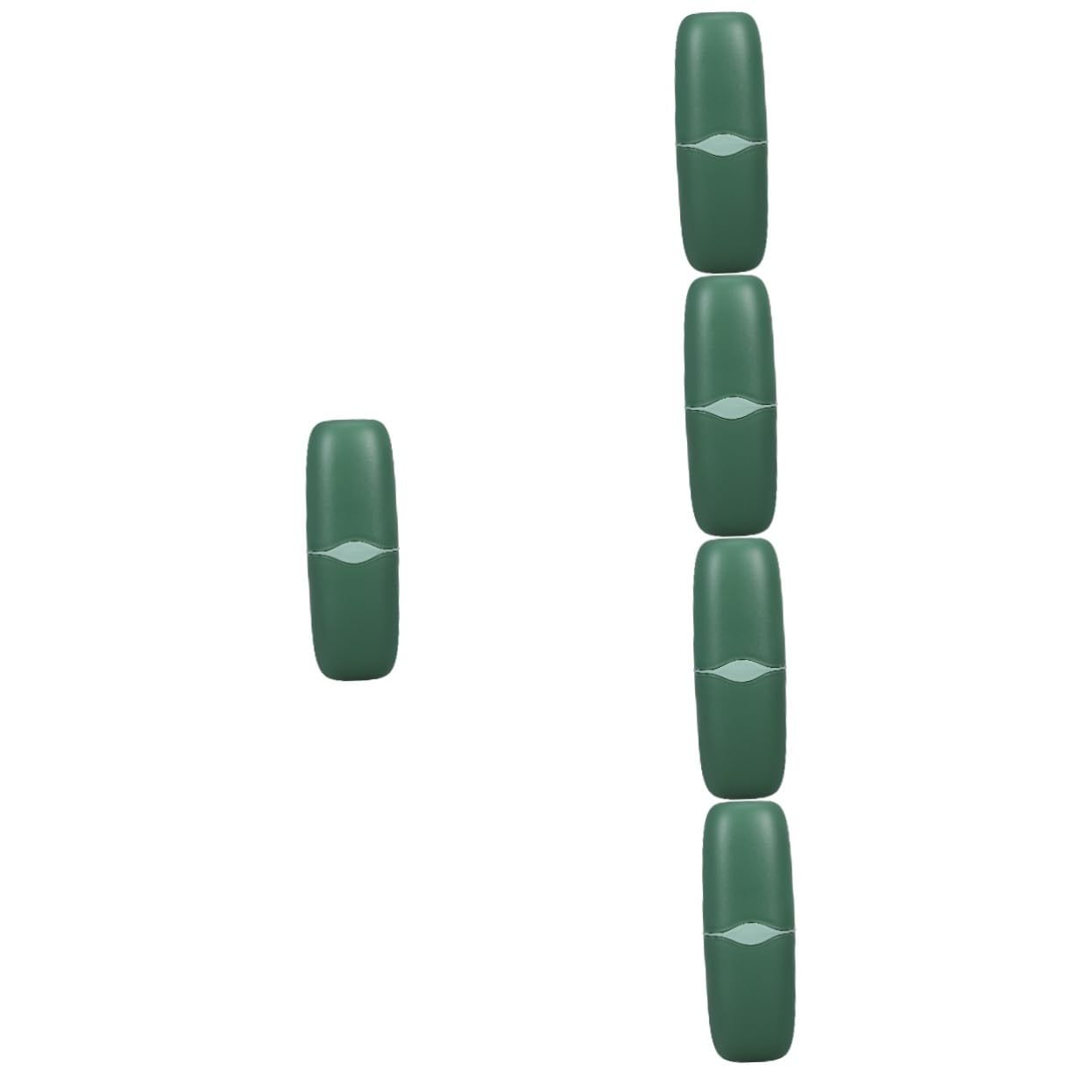 5pezzi Portaspazzolino Dentifricio Organizer Per Escursioni e Include Per Risciacquo Colore Matcha