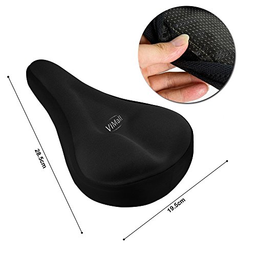 image for ViMall Bike Saddle Cover/Bike Seat Cover,Unisex Comfortable Sillicone&