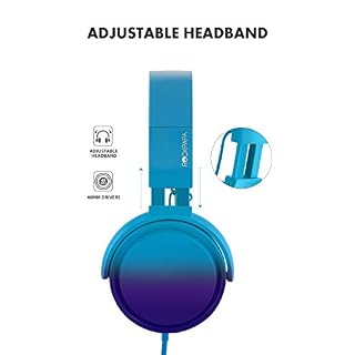 RockPapa Casque Audio pour Enfants, 982 Auriculaire avec Fil, Casque Audio Stéréo HD avec Micro, Casque Audio Jack 3.5… – Image 3