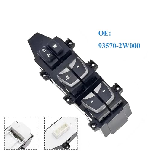 Interrupteur commande hayon arrière commande vitre electrique pour Santa Fe DM - 4