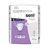 Seni Active Super Plus, Underwear for Heavy Incontinence, Medium, 20 Count (Pack of 4)