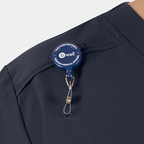 B-well MATTEO Herren-Schrubb-Set Schlupfkasack + JoggeR Hose Set Medizin Arzt Uniform Medizinische Berufsbekleidung mit Elastan (DE/NL/SE/PL, Alphanumerisch, XXL, Regular, Regular, Grau)
