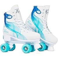 RAVEN Serena verstelbare rolschaatsen zwart/mint maat 35-38