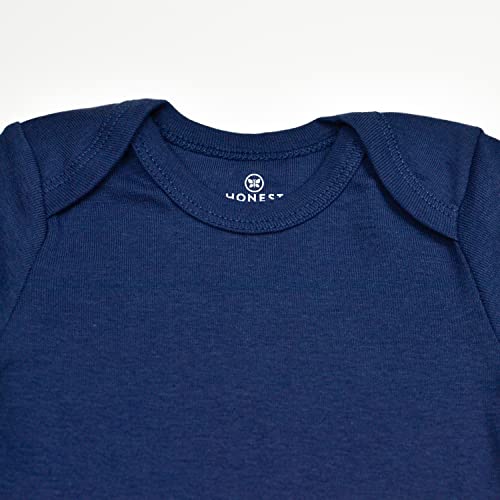 Image of HonestBaby unisex-baby Organic Cotton Short Sleeve Bodysuits Multipack