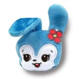 シナダグローバル SWIMMER フェイスぬいぐるみバッジ ブルーうさ 5×2×5cm ぬいぐるみバッジ ぬいば アニマル 動物 夢かわ SWBA-0100US