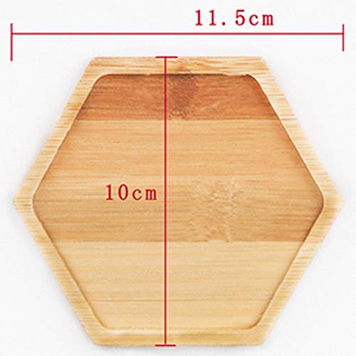Twelves 4Pcs Bamboo Coaster Base For Crafts Adult Kids Diy Mosaic Supplies Housewarming Birthday Gift #TOP1
