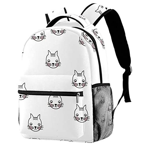 Sac à dos de voyage motif chats Leisure Campus mixte avec rangement bouteille