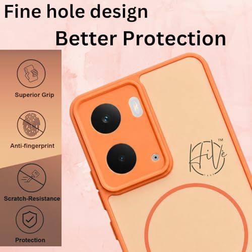 Image of Protective Back Cover for REALME P3 5G (Orange)