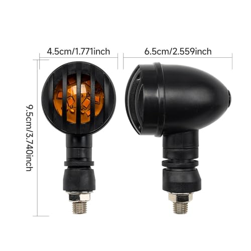Luz trasera de moto con intermitentes ámbar 12V para solucionar fallos de luz 6