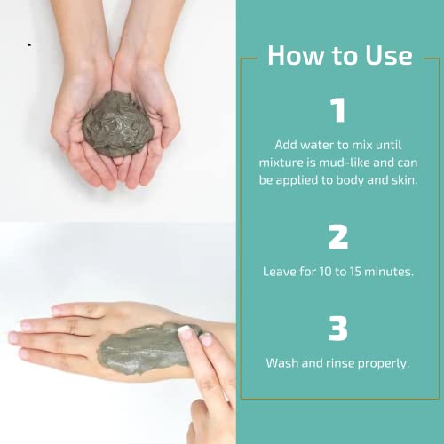 Numeira Premium Dead Sea Mud Powder For Face And Body - All-Natural Mineral Rich Formula For Detoxification, Exfoliation, And Soothing Relief - Pure And Unscented - Great For Face And Body Mask #TOP2