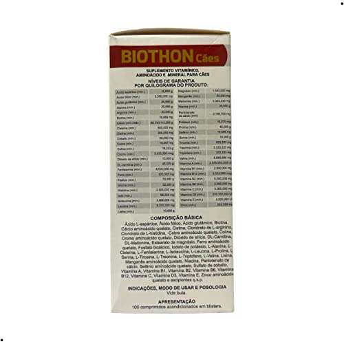 Biothon Caes 100 Comprimidos Biofarm