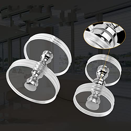 Boutons de porte en verre au design cristal pour sublimer les intérieurs de douche modernes - 5