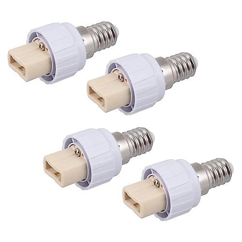 Angoily Convertitore Portalampada in Ceramica da E14 a G9 Adattatore per Lampade LED e Alogene Accessori per Lampade per Uso Domestico e Professionale