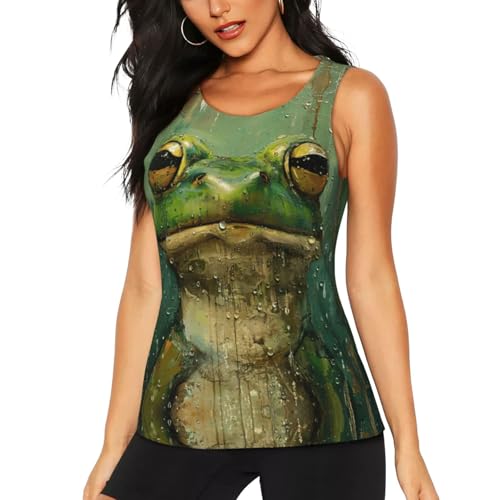 Camiseta de rana para mujer que elimina el sudor y libera el movimiento de tu espalda