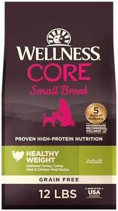 Wellness CORE Small Breed Healthy Weight Dry Dog Food 12lb