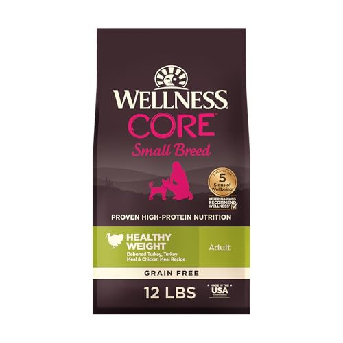 Wellness CORE Small Breed Healthy Weight Dry Dog Food 12lb