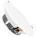 Produktbild FactorLED LED-Einbaustrahler, rund 50W, 4500 lm, Einbauleuchte, Dimmbar TRIAC 120º, Deckenleuchte, rund, Einbaubar, Downlight LED, extraflach, Innenbeleuchtung, verschiedene Farbtemperaturen Warmweiß
