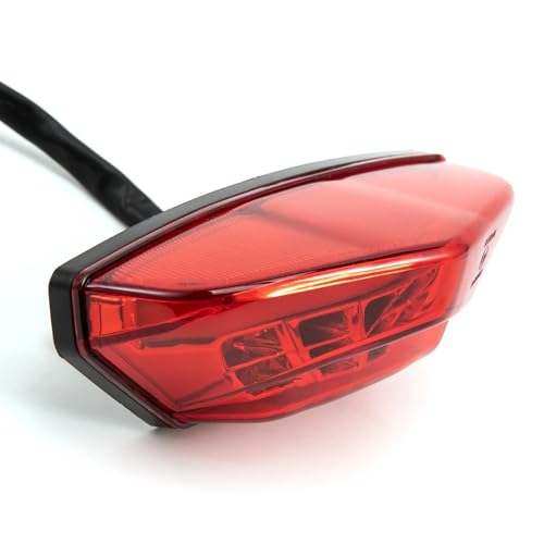 Feu stop arrière de moto LED universel pour conduite et freinage