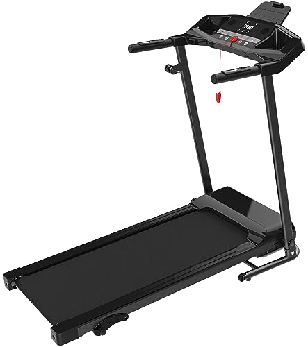 GINPORD Foldable Treadmill for Home, Folding Treadmill for Small Spaces, Low Noise, Knee Protection, Max 2.5HP 250 LBS Capacity… (Black-GP003) GINPORD Foldable Treadmill for Home, Folding Treadmill for Small Spaces, Low Noise, Knee Protection, Max 2.5HP 250 LBS Capacity… (Black-GP003)