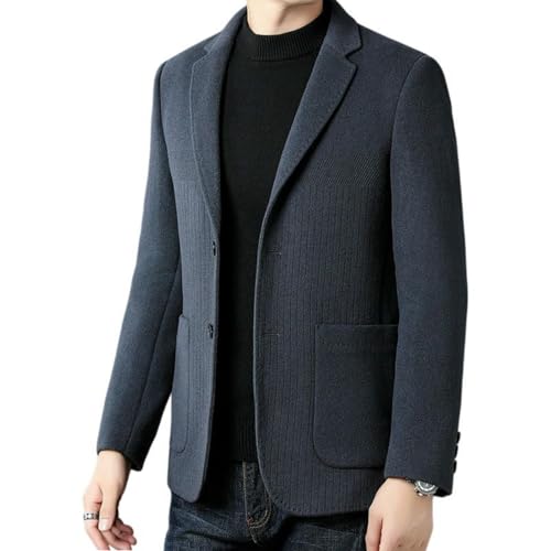Chaqueta de lana de doble cara ejecutiva para oficina y eventos de invierno de hombre
