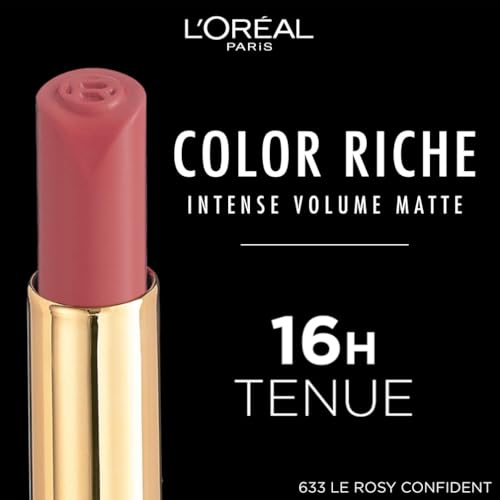 À Lèvres Longue Tenue Teinte Rosy Confident 633 Color Riche 'oreal Paris Le À Lèvres - vue 5