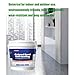 High-Gloss Marble Effect Epoxy Floor Coating, Upgrade Epoxy Coloured Sand Floor Paint, for Garage, Basement, Condo, And Plywood Floors as Well (White,0.7 Liter)