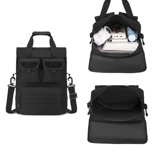 ArcEnCiel 12.9-14 Inch Laptop Tactical Messenger Bag Men MOLLE Sling Pack Briefcase Gear Handbags Utility Carry Satchel4