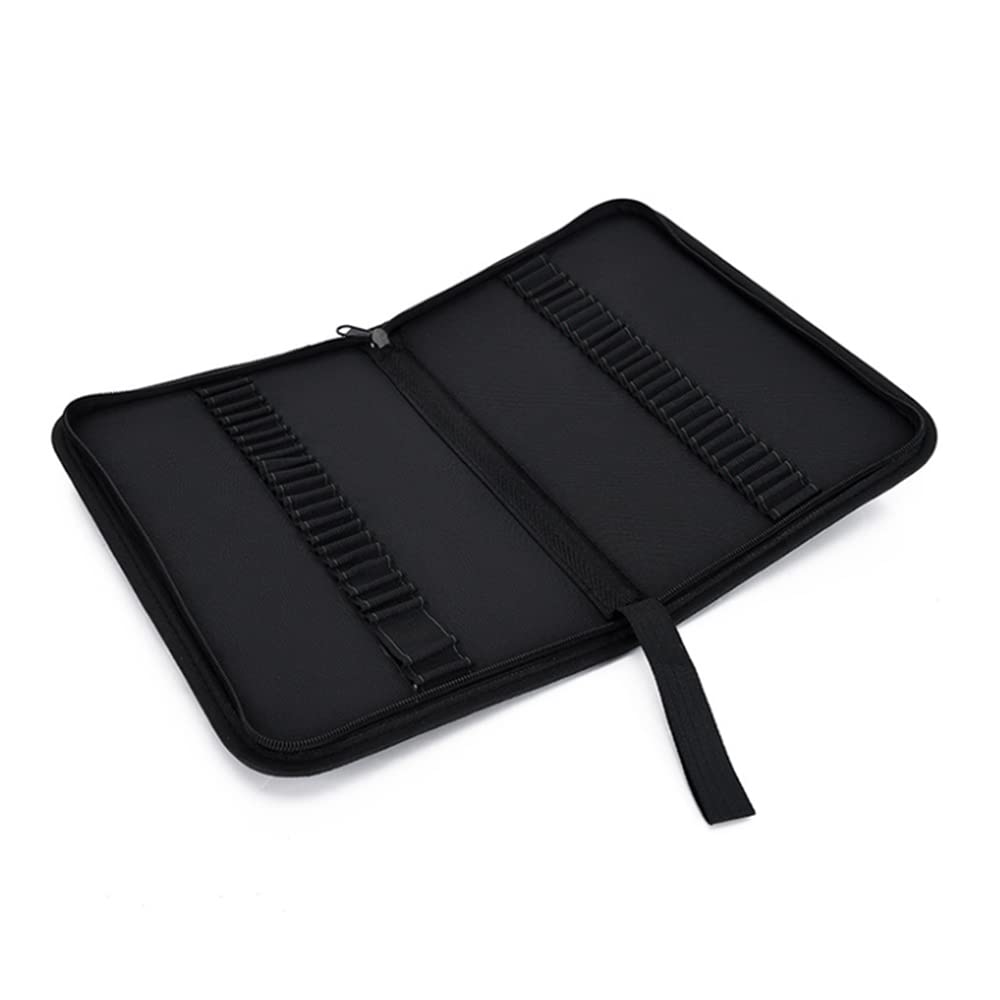 Astuccio Portamatite Arrotolabile In Tela - Organizzatore Per 48 Penne O Matite, Custodia Da Viaggio Con Legacci - 4