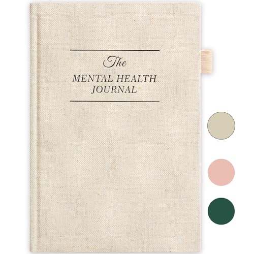 Planificateur TDAH et journal de santé mentale A5 beige pour femme
