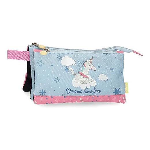 Enso Dreams come true Estuche Triple Multicolor 22x12x5 cms Poliéster