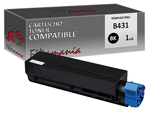 Toner Negro Compatible para Oki B431 TO542