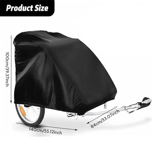 Funda para bicicleta para niños anti-UV ideal para proteger el remolque infantil en el jardín 3