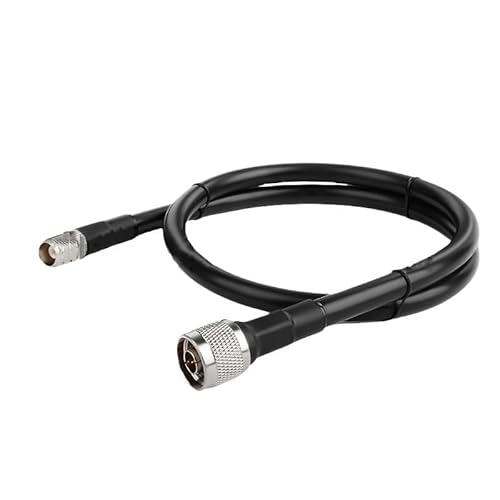 QYZLVCES(���X) UHF BNC SMA N �I�X - ���X RG213 50-7 �����P�[�u�� ���[�^�[ �l�b�g���[�N �J�[�h �A���e�i����(NM-TNCF-RG213,2m)