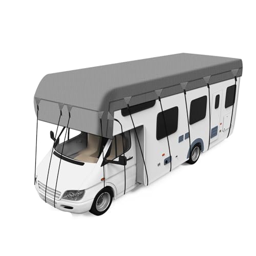 8-Layer Silver Tarpaulin RV Roof Cover