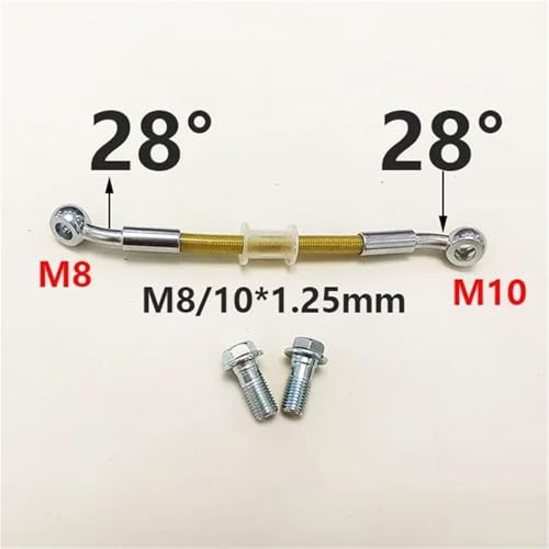 Durite de frein acier 240cm M8 M10 résout le manque de freinage - 3