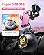 VANMASS Handyhalterung Auto Lüftung 2025 hellrot Handy Halterung Auto 4 in 1 Saugnapf Handyhalter Auto 100% Kratzschutz Smartphone Halterung Auto für iPhone 16 pro 15 Samsung Huawei mate 70 pro LG usw