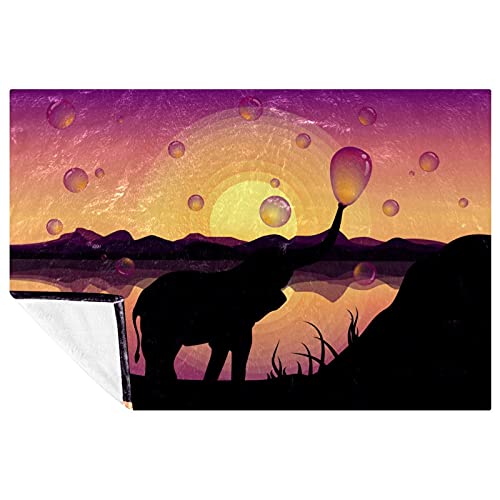 Couverture douce éléphant lit et canapé jeté de canapé de qualité - 2