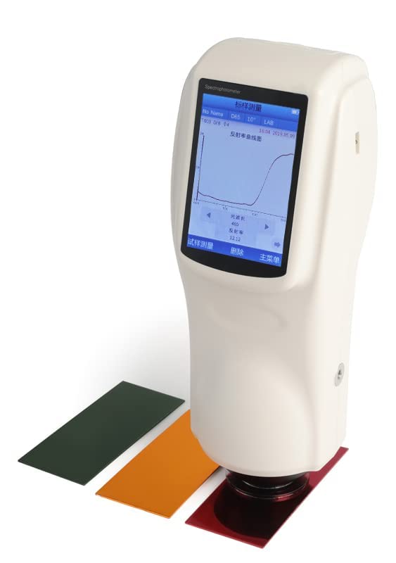 Traffic Sign Spectrophotometer Spectral Colorimeter Color Difference Meter Spectrocolorimeter with Observer 2°/10° Wavelength Range 400 to 700nm 45° Ring Illuminating 0° Viewing Method