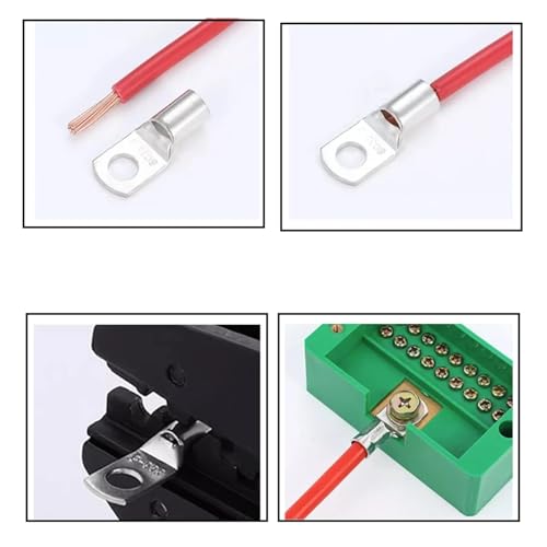 Terminales de cobre SC16-6 conectores de ojo para cable de cobre estañado 7